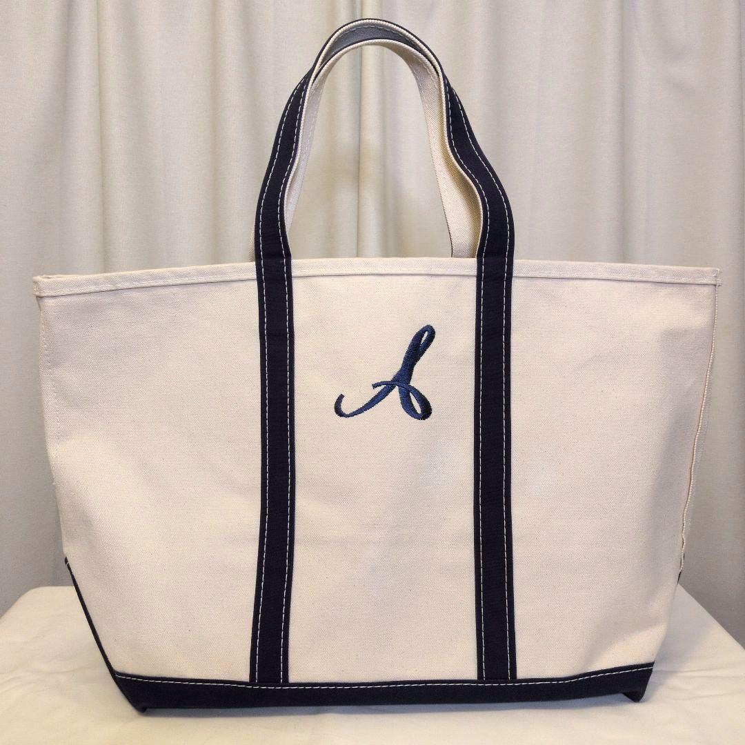 美品 L.L.Bean エルエルビーン トートバッグ ネイビー USA製