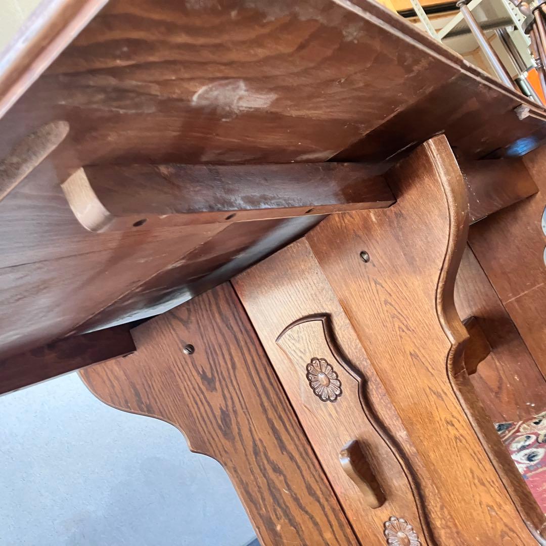 ルーマニア製 I.P.L REGHIN エクステンションテーブル 伸縮式テーブル