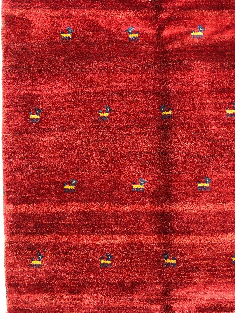 ギャベ イラン産 175×240 赤 K-29