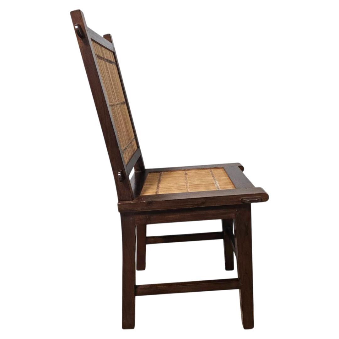 バンブーチェア① 竹×無垢材 アンティーク調 ダイニングチェア 和モダン