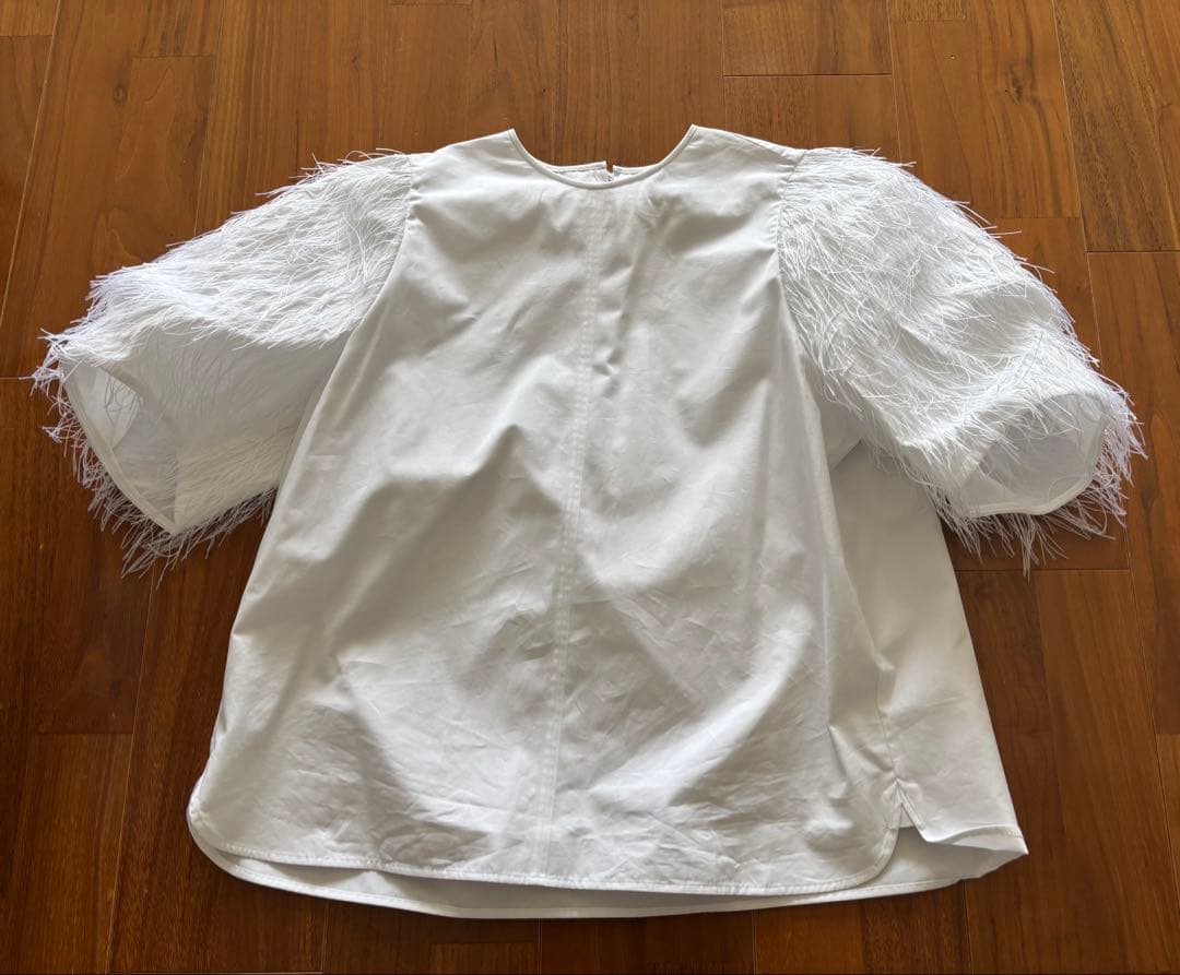 a*o様 ★夏物セール‼︎★ 新品☆ドゥロワー2025SSフリンジスリーブ ブラ