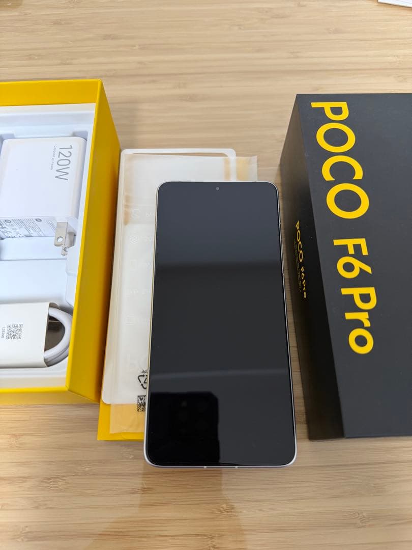 POCO F6 Pro ホワイト 12GB 256GB 120W充電