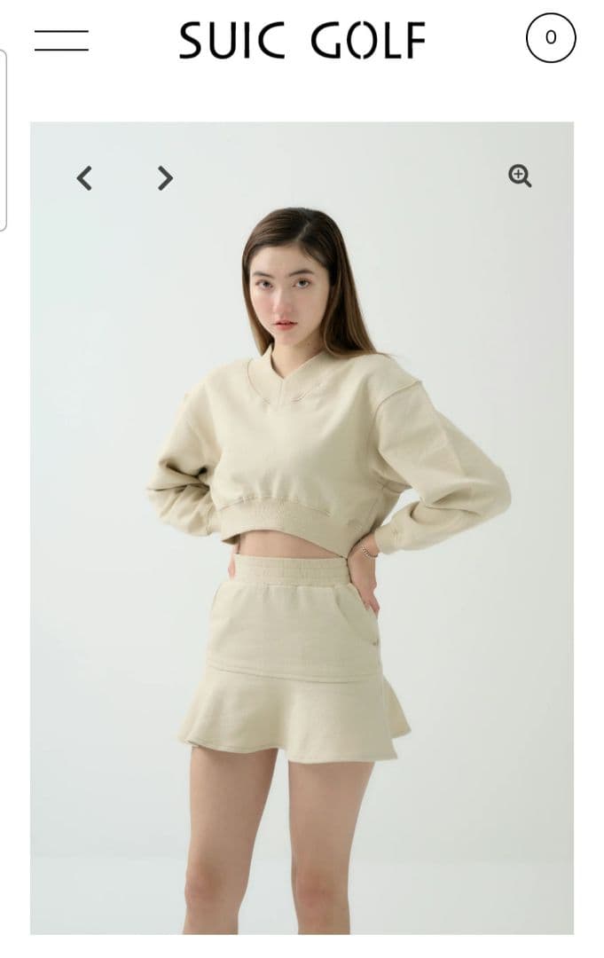 スイクゴルフ　レディースゴルフウェア　スウェットスーツセットアップ