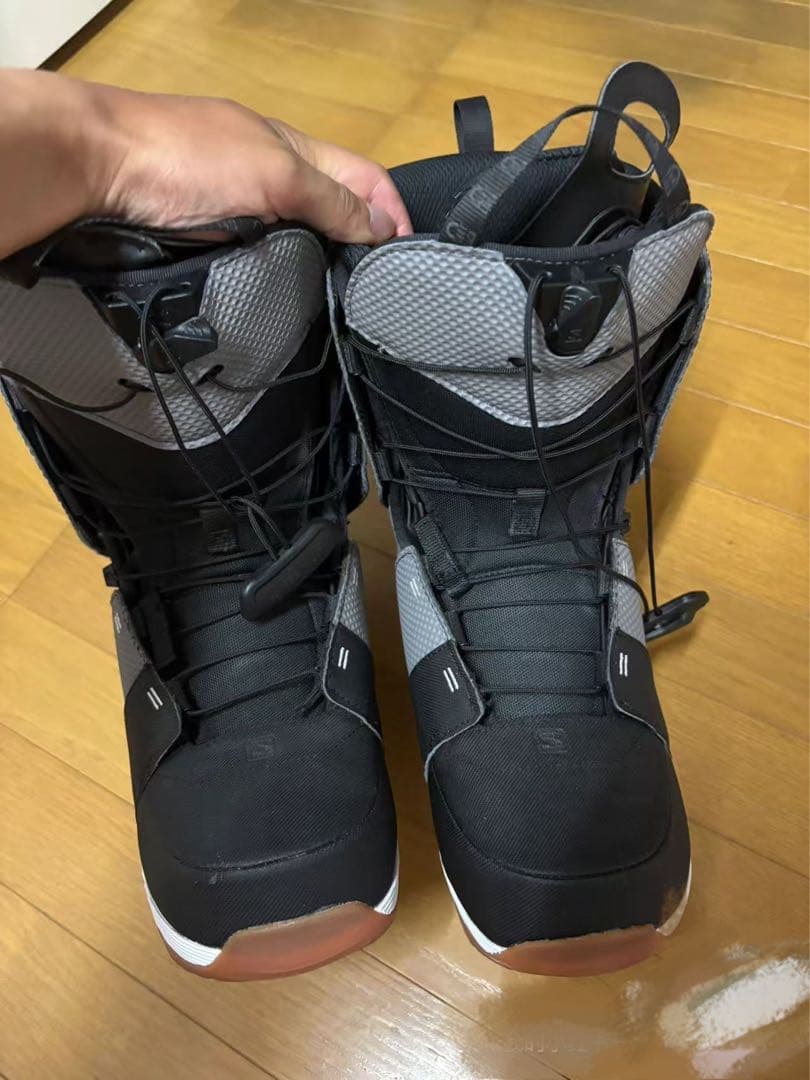 ノリ、OIALOGUE スノーボードブーツ ブラック/グレー