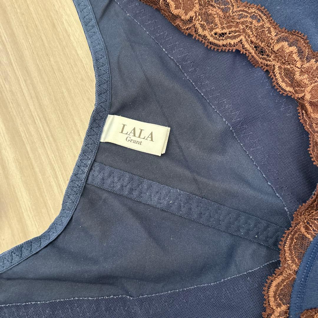 LALA Grant ララドール 75M ネイビー/ブラウン