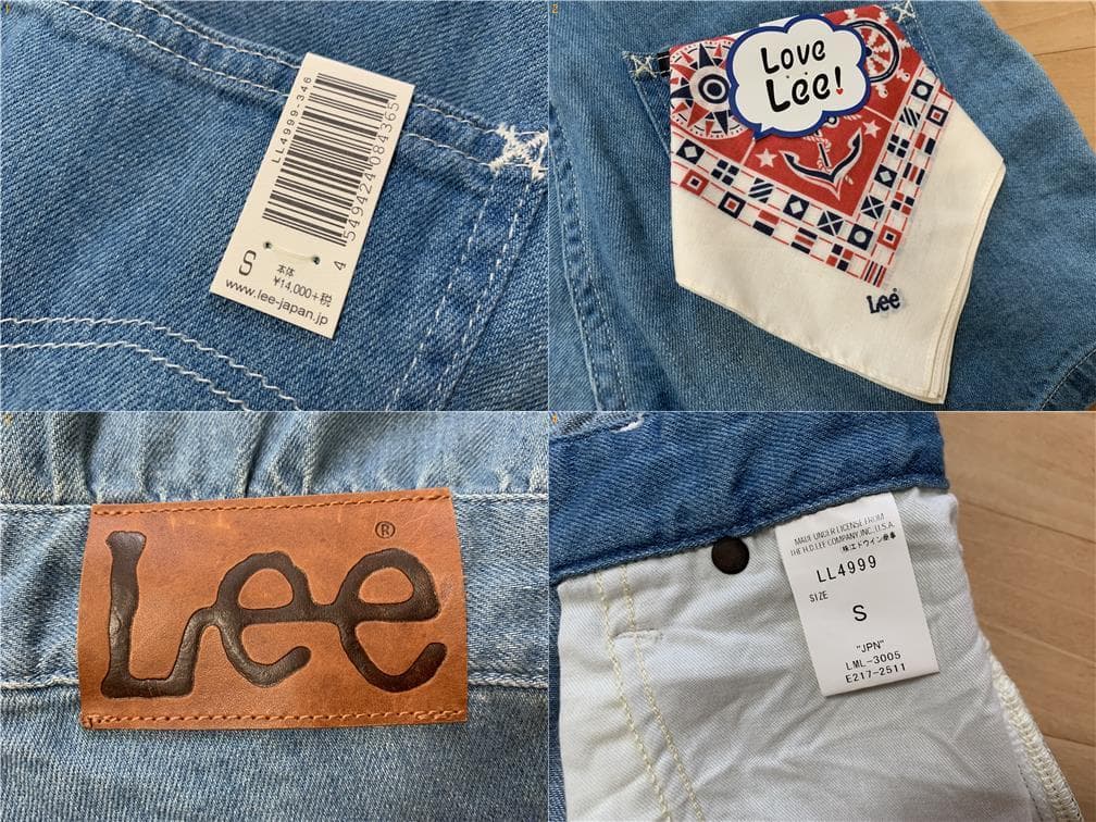 新品Lee レディース☆チューブトップ ショートオールインワン☆女子デニムS~M