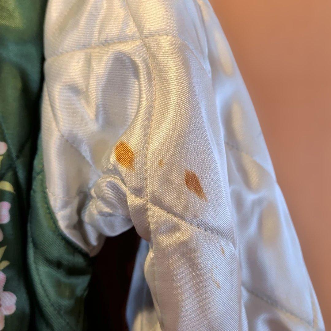 虎と鷹刺繍 ネイビー スカジャン