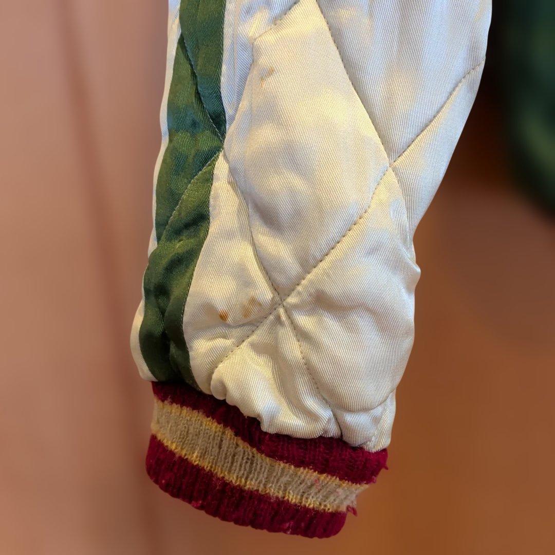 虎と鷹刺繍 ネイビー スカジャン