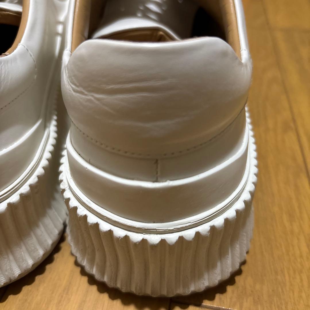 JIL SANDER プラットフォーム レザー スニーカー