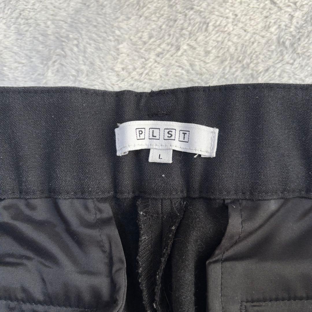 ✨️美品✨️ PLST プラステ スーツ セットアップ L ノーカラー ブラック
