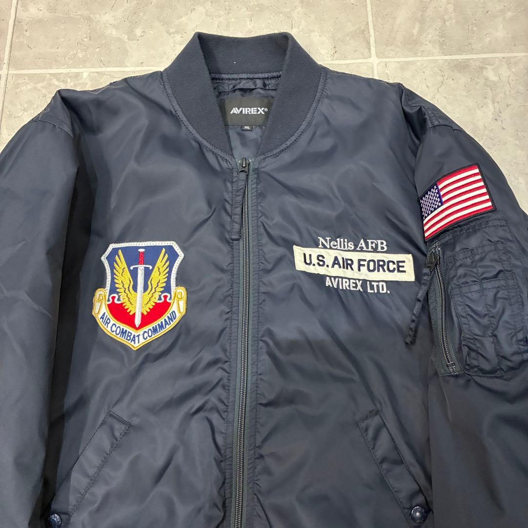 た*ん様 MA1 ジャケット　2XL　AVIREX アヴィレックス