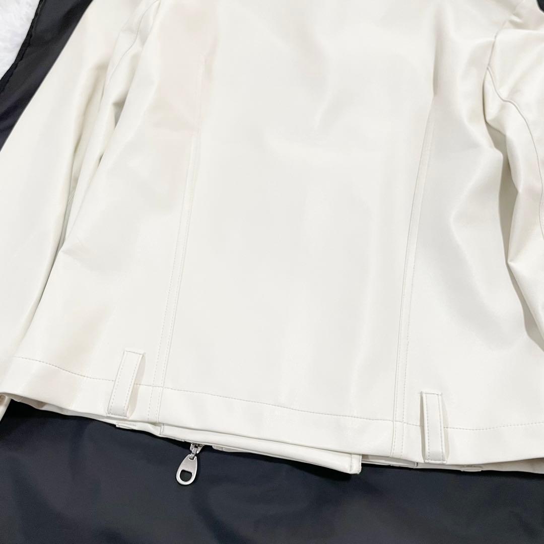 極美品　kay me ケイミー ストレッチライダース ジャケット　洗える　7