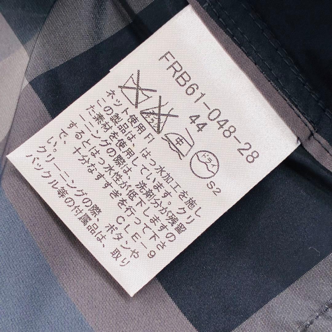 【希少美品】バーバリーロンドン　レインコート　ポリエステル　ノバチェック　44