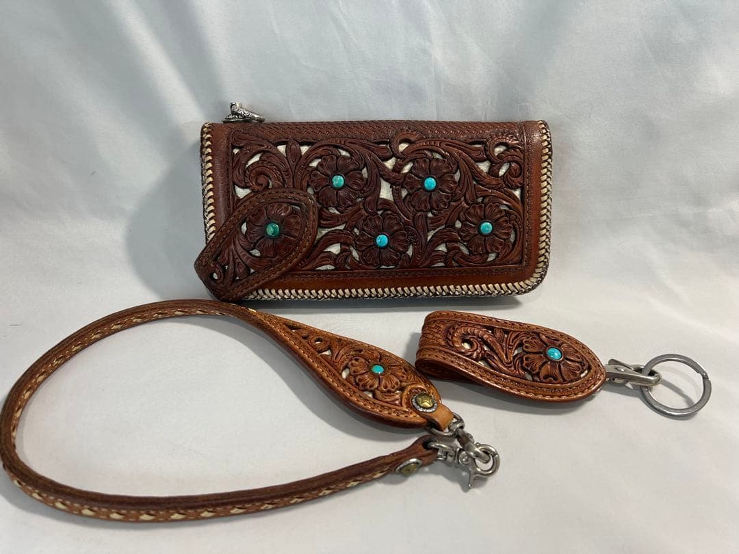 30万円以上 Kc's モンタナ　アルチザン　ライダースウォレットセット