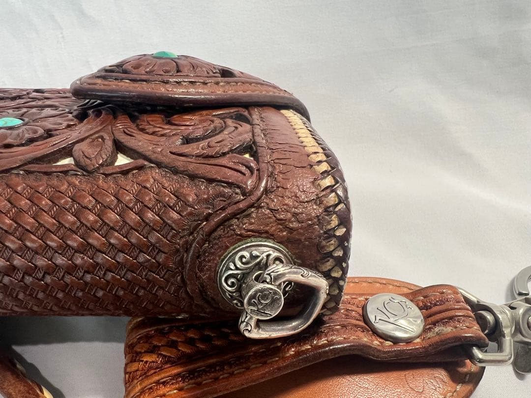 30万円以上 Kc's モンタナ　アルチザン　ライダースウォレットセット