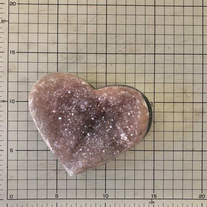 ドゥルージーピンクアゲート ハート