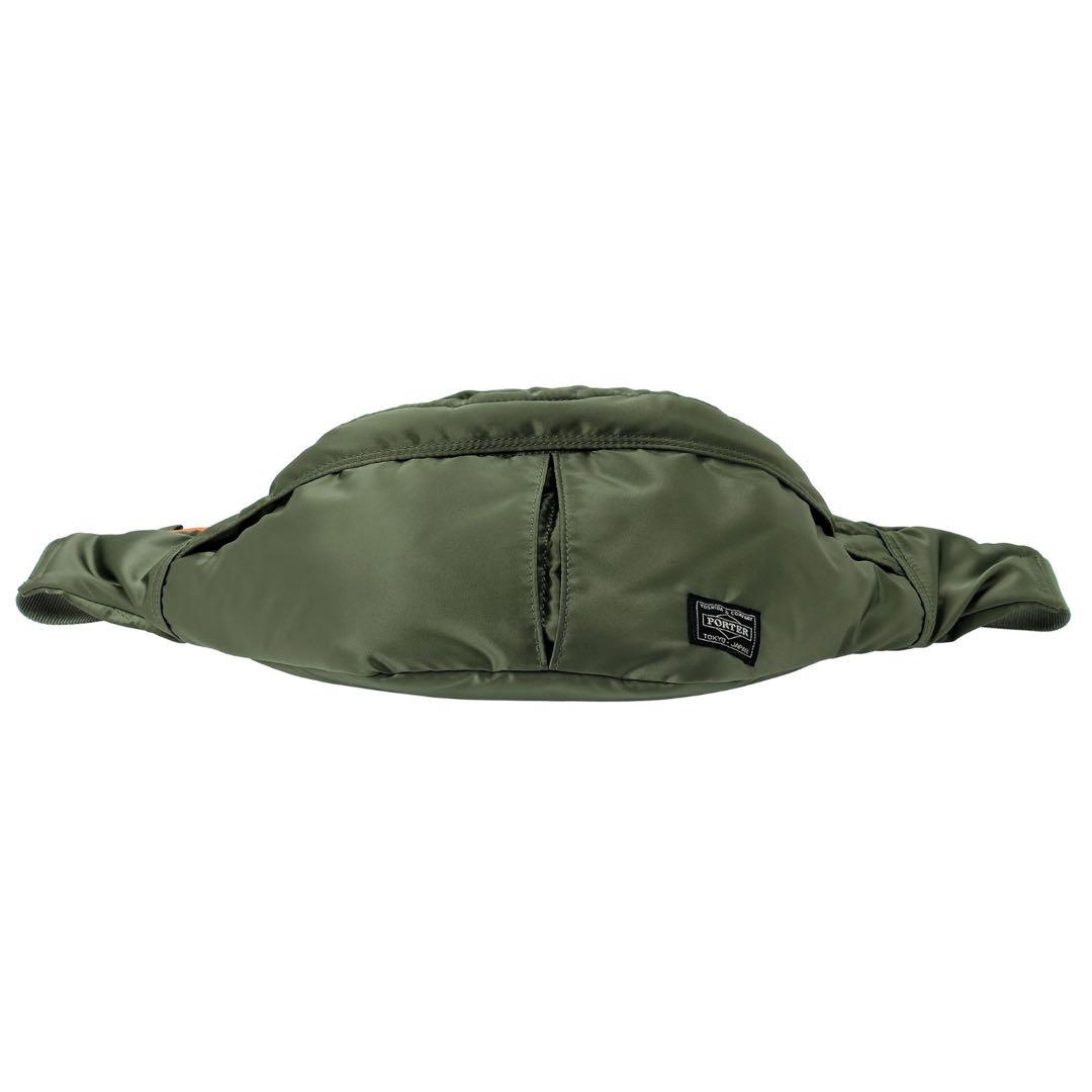 未使用　PORTER ポーター タンカー ウエストバッグ セージグリーン L