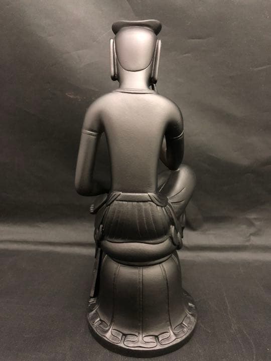 弥勒菩薩 国宝写 半跏思惟像 大理石 仏像 彫刻 置物 風水 骨董 アンティーク