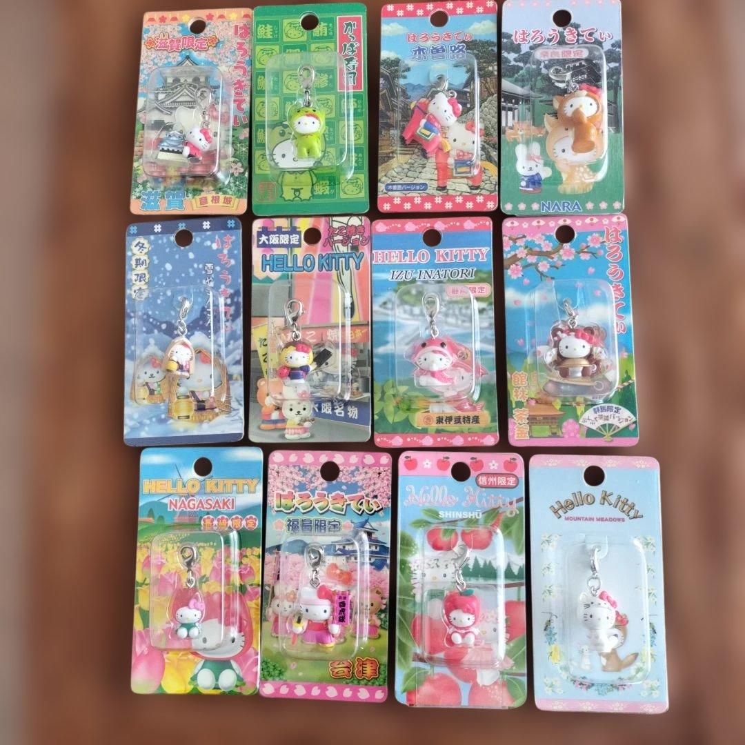 ③ハローキティ 地域限定　ファスナーマスコット　 12個セットまとめ売り