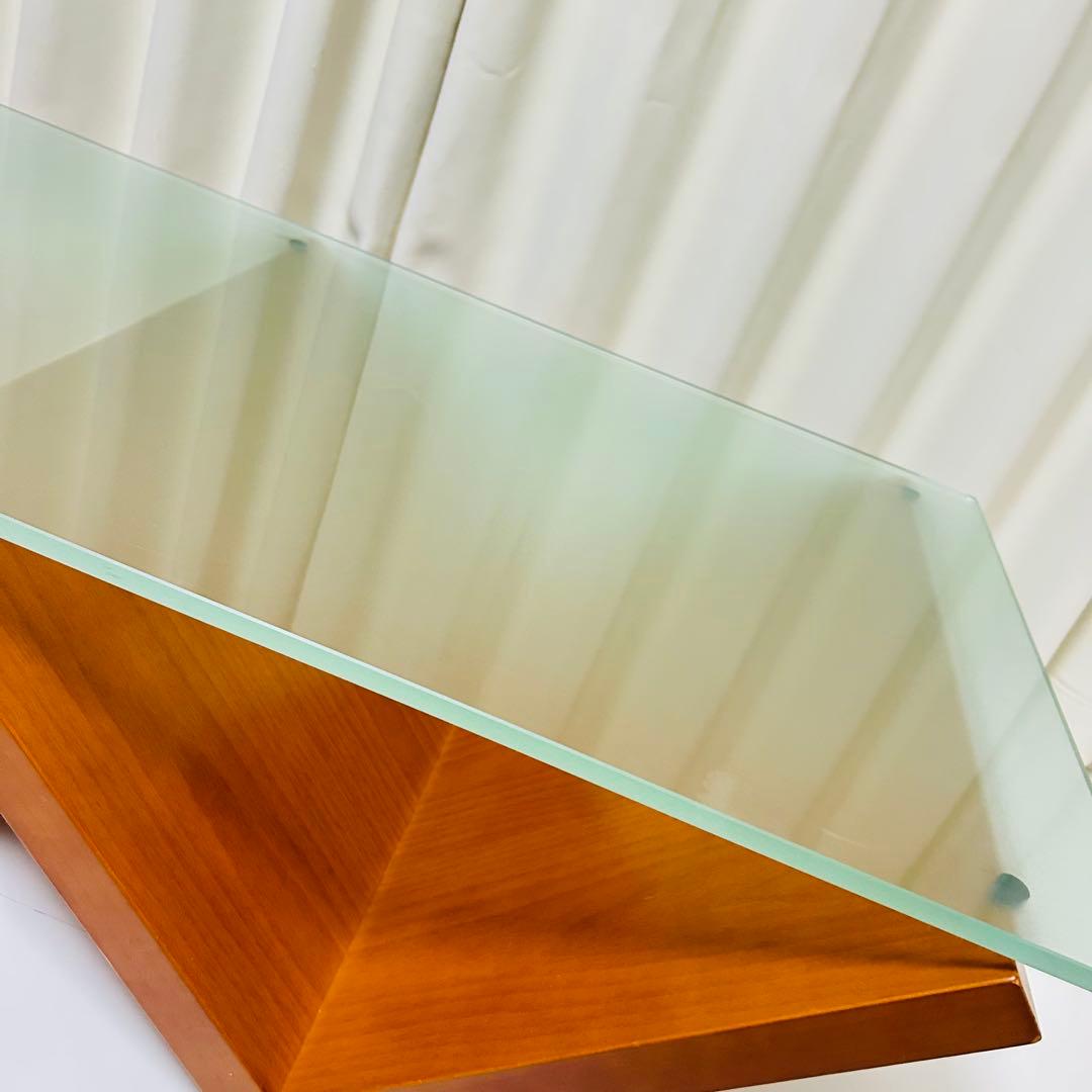 【定価17万超】arflex モンターニャ ガラステーブル リビングテーブル