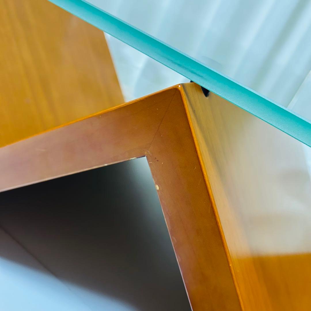 【定価17万超】arflex モンターニャ ガラステーブル リビングテーブル