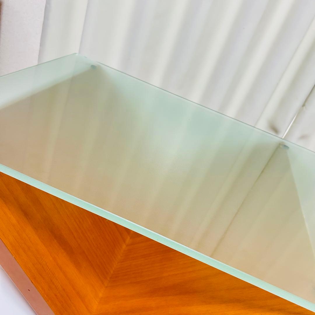 【定価17万超】arflex モンターニャ ガラステーブル リビングテーブル