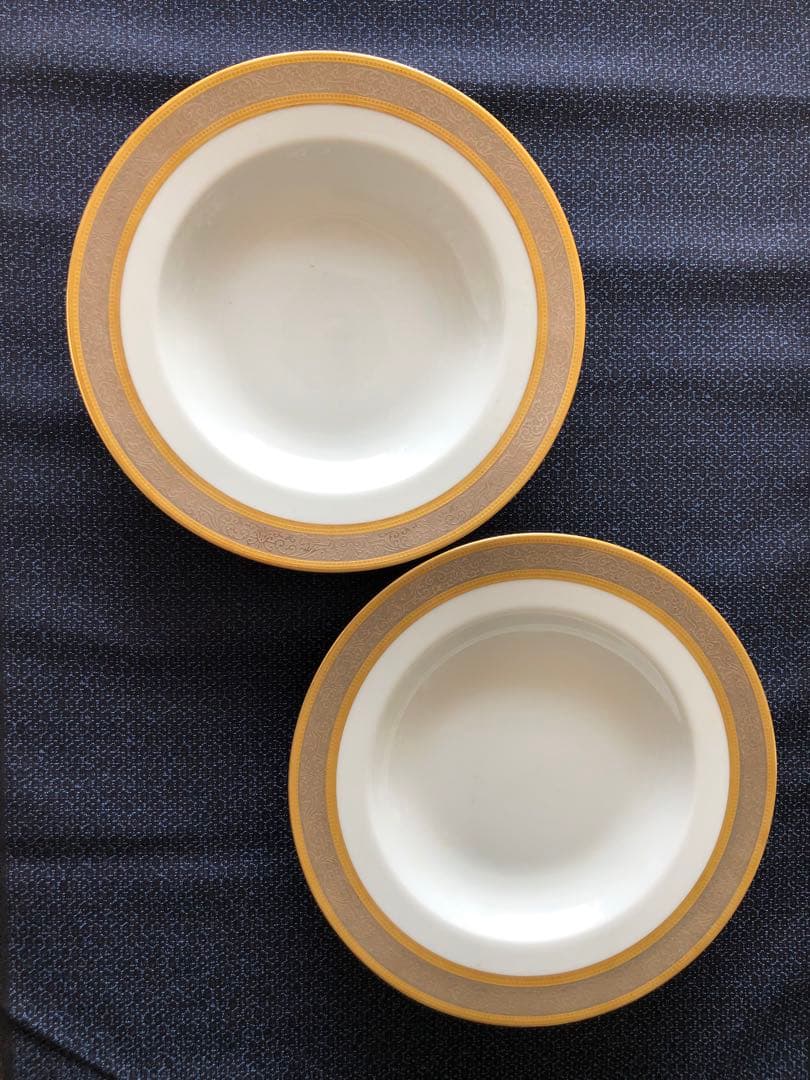 BERNARDAUDベルナルドVALCAlN(ヴァルカン) スーププレート2枚