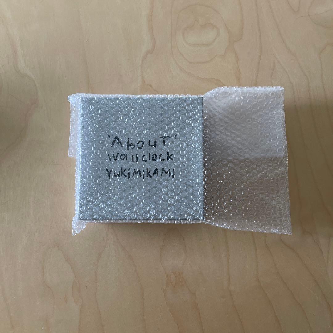 ' About ' wall clock 壁掛け時計　YUKI MIKAMI