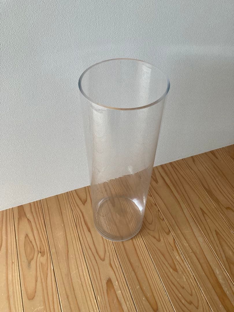 大型600×直径200mm クレイ フラワーベース PC straigit-R