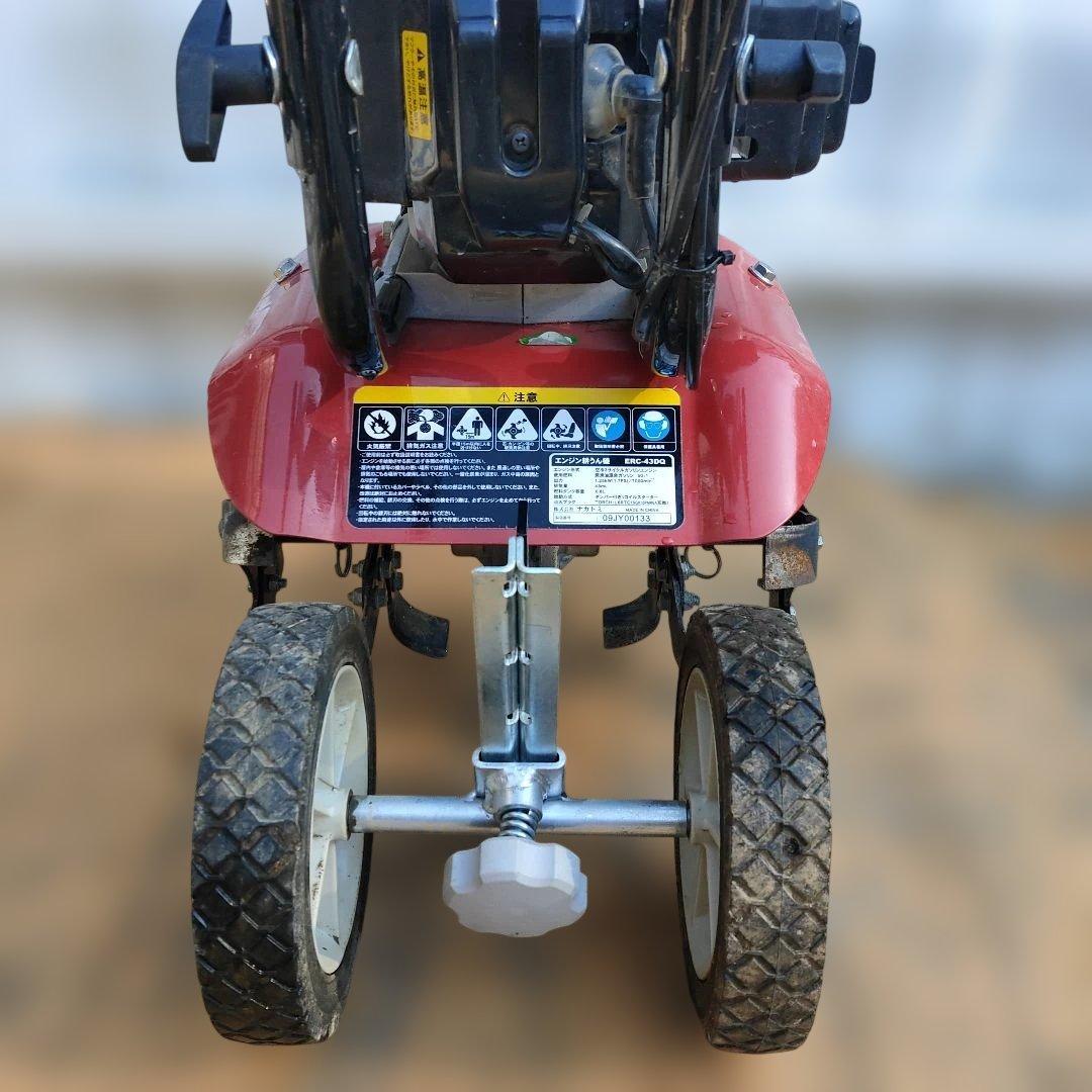 ナカトミERC-43DQ エンジン耕運機 ・熊本県内、無料配送