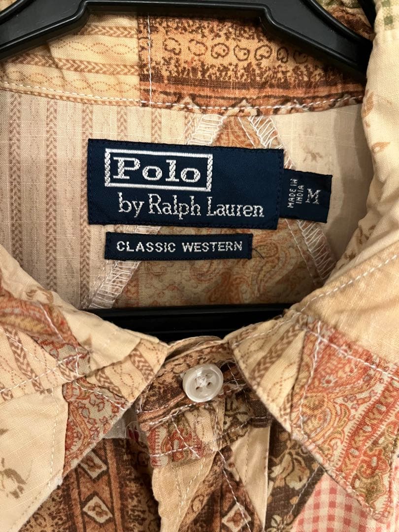 Polo by Ralph Lauren パッチワークシャツ M