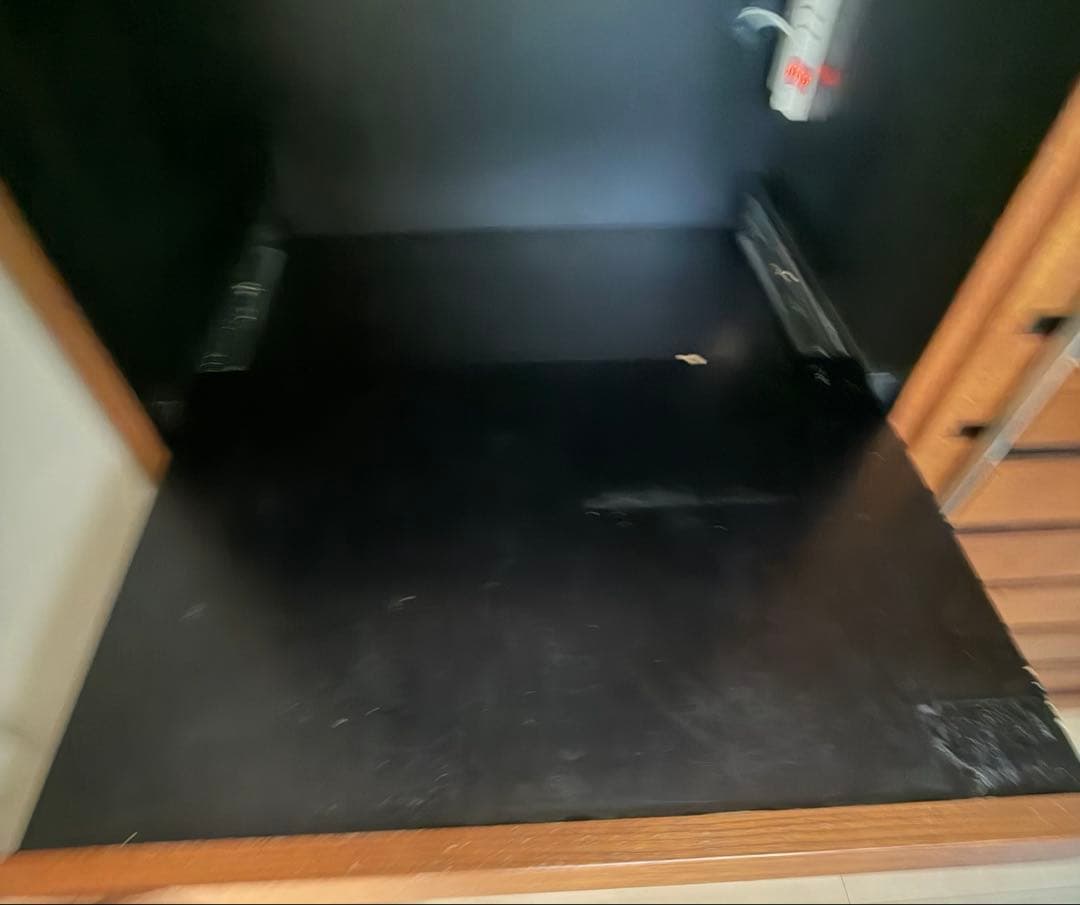 シギヤマ家具工業　ウォールナット突板　食器棚　レンジボード　炊飯器スペースあり