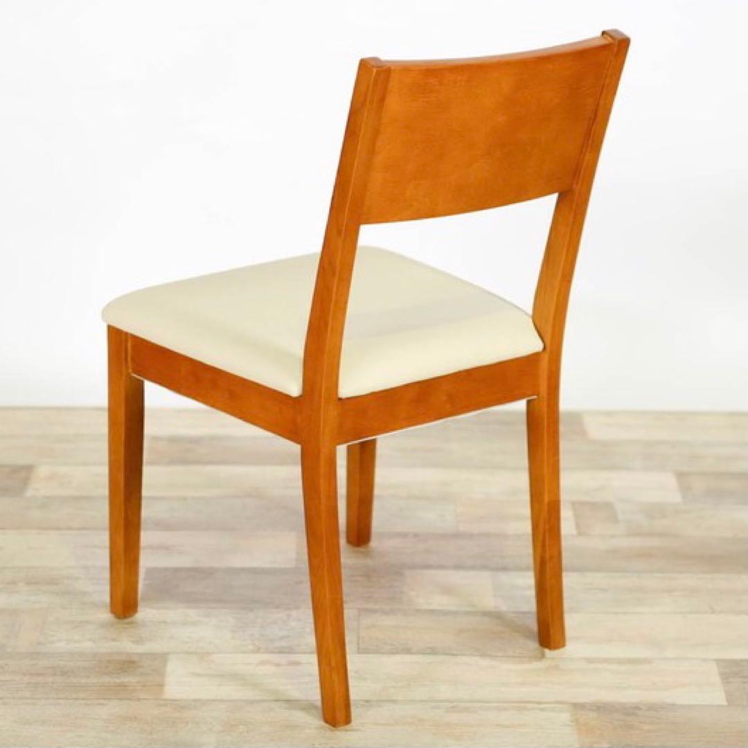 B 新品 ダイニングチェア ２脚セット ブラウン 椅子 イス リビング チェア