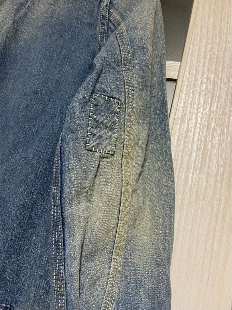 JOURNAL STANDARD パッチワーク ビンテージ加工デニム ツナギ