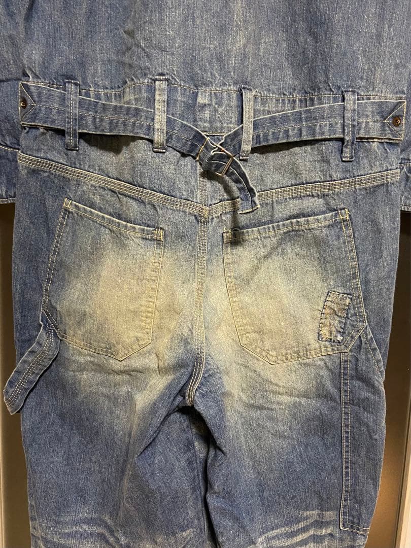 JOURNAL STANDARD パッチワーク ビンテージ加工デニム ツナギ