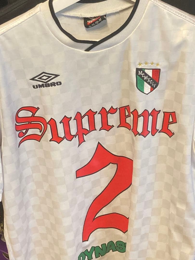 ウェア Supreme umbro soccer jersey S swag