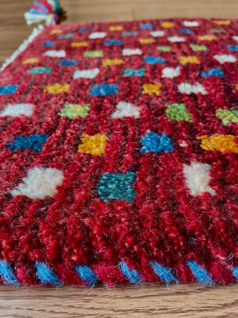 ペルシャギャッベ (ギャベ) チェアマット 椅子の座布団 No.11399