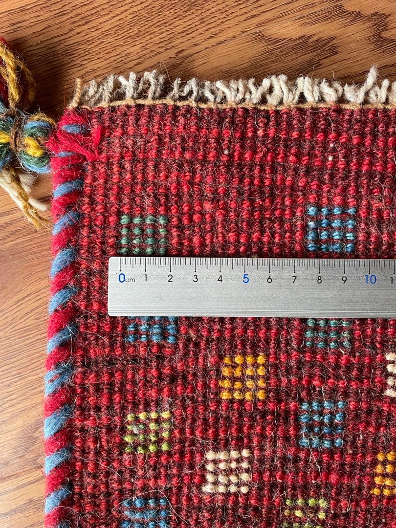 ペルシャギャッベ (ギャベ) チェアマット 椅子の座布団 No.11399