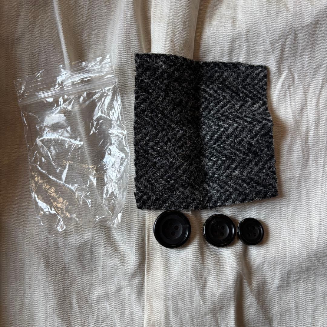 【新品未使用】BEAMS PLUSメンズ ハリスツイード バルカラーコート XL