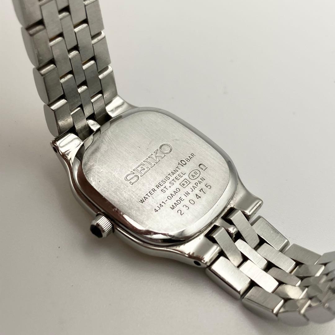 美品　稼働品　セイコー　エクセリーヌ　腕時計　レディース　クォーツ　コンビカラー