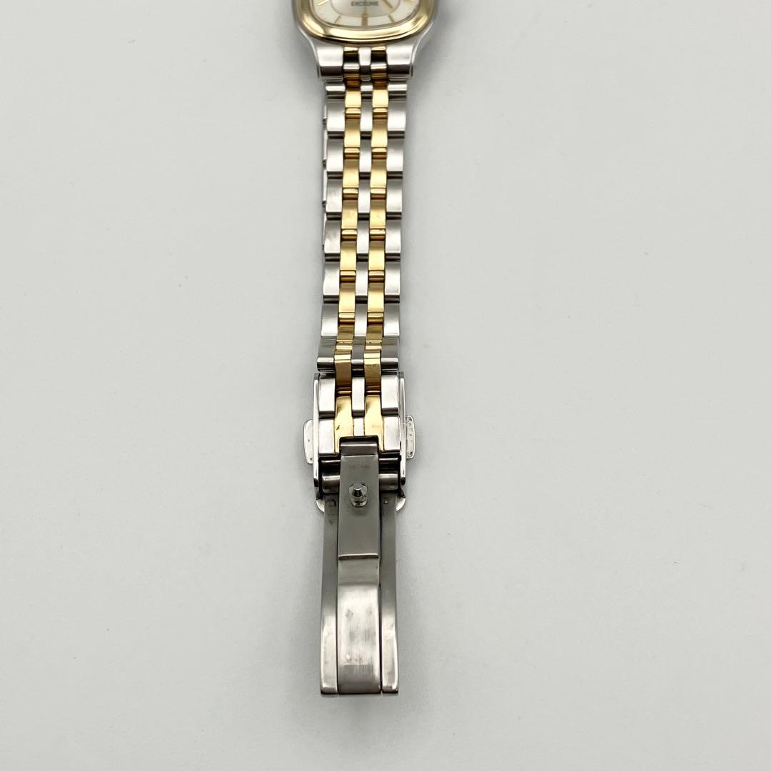 美品　稼働品　セイコー　エクセリーヌ　腕時計　レディース　クォーツ　コンビカラー