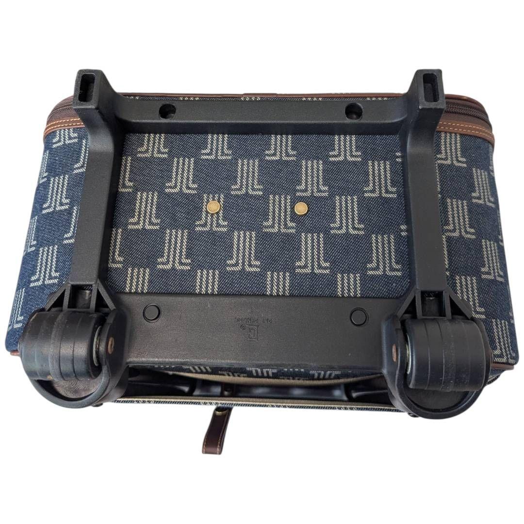 極美品☆激レア☆ランバン　キャリーバッグ　モノグラム　総柄　レザー