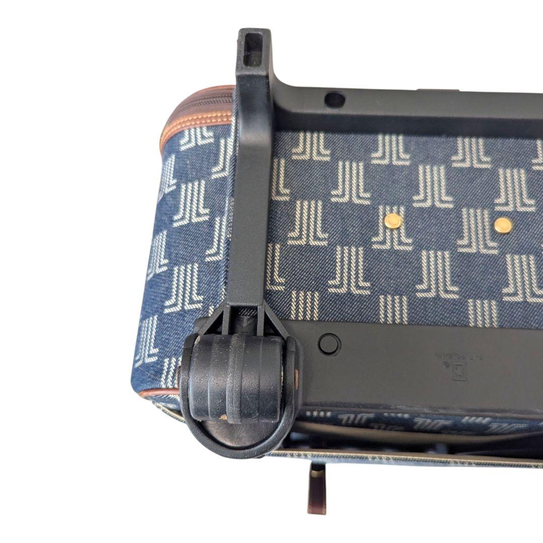 極美品☆激レア☆ランバン　キャリーバッグ　モノグラム　総柄　レザー