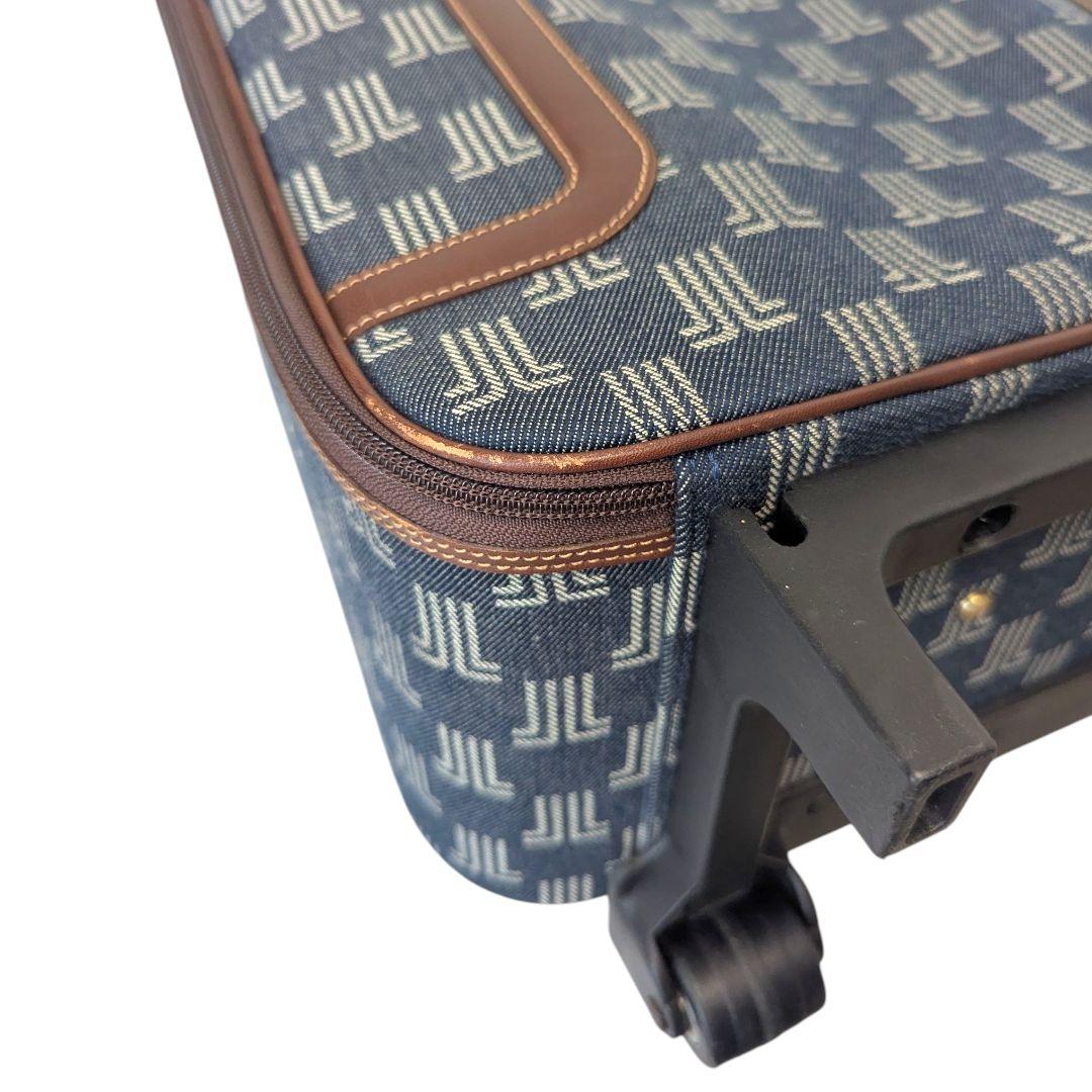 極美品☆激レア☆ランバン　キャリーバッグ　モノグラム　総柄　レザー