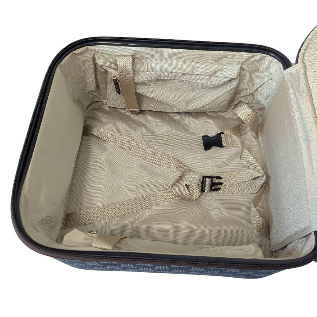 極美品☆激レア☆ランバン　キャリーバッグ　モノグラム　総柄　レザー