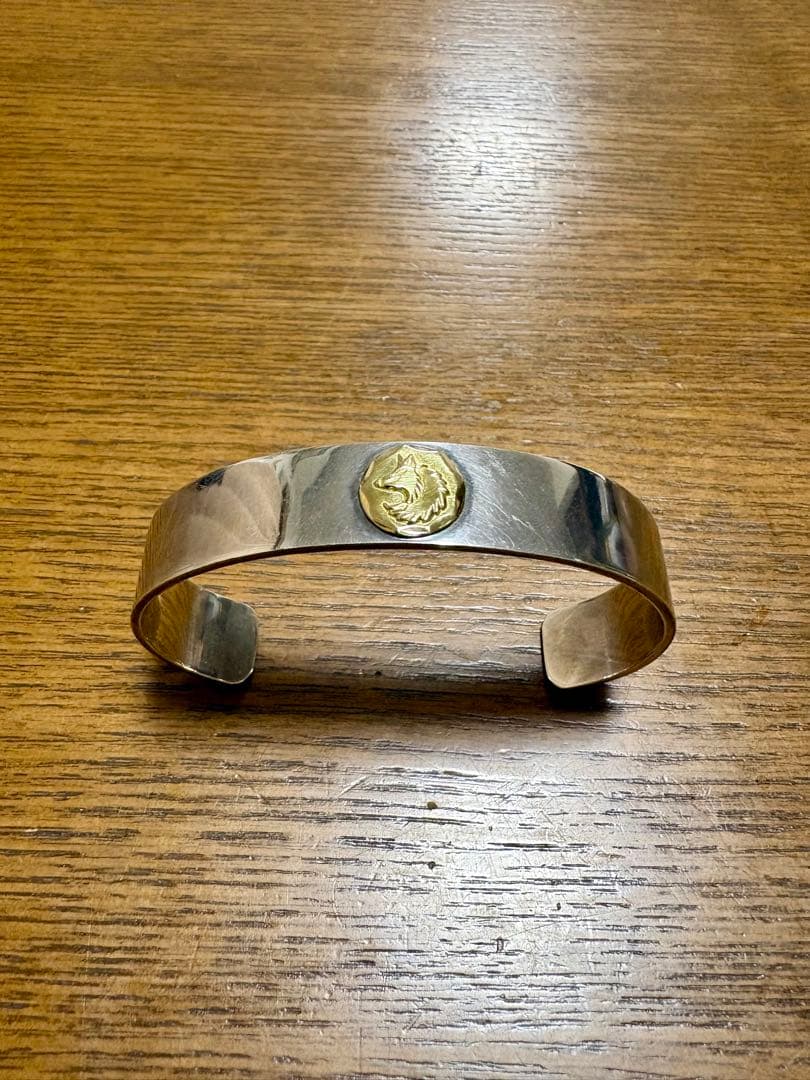 tady&king 平打ちバングルウルフ Sサイズ タディ キング K18