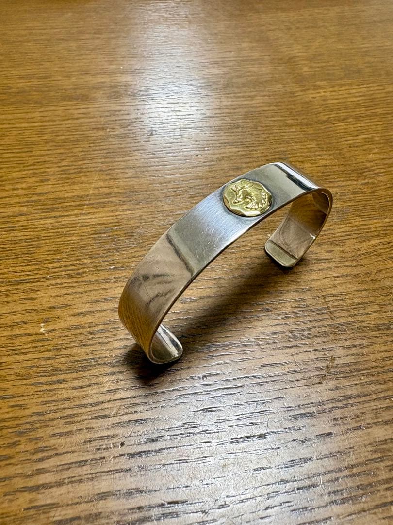 tady&king 平打ちバングルウルフ Sサイズ タディ キング K18