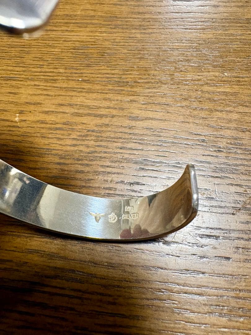 tady&king 平打ちバングルウルフ Sサイズ タディ キング K18