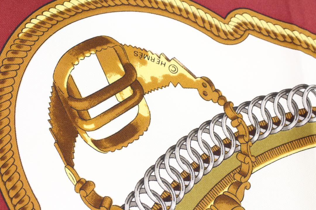 ◎Hermès エルメス スカーフ カレ90 乗馬 シルク 大判