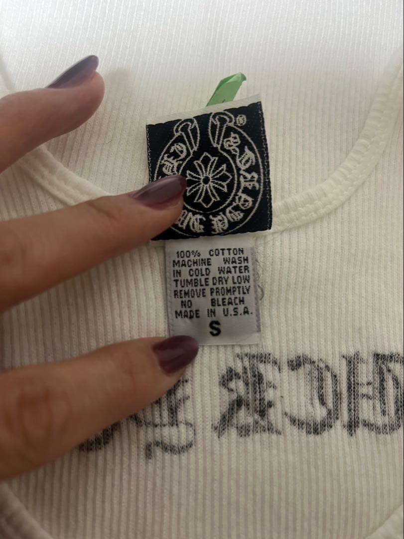 Chrome Hearts ホワイトタンクトップ